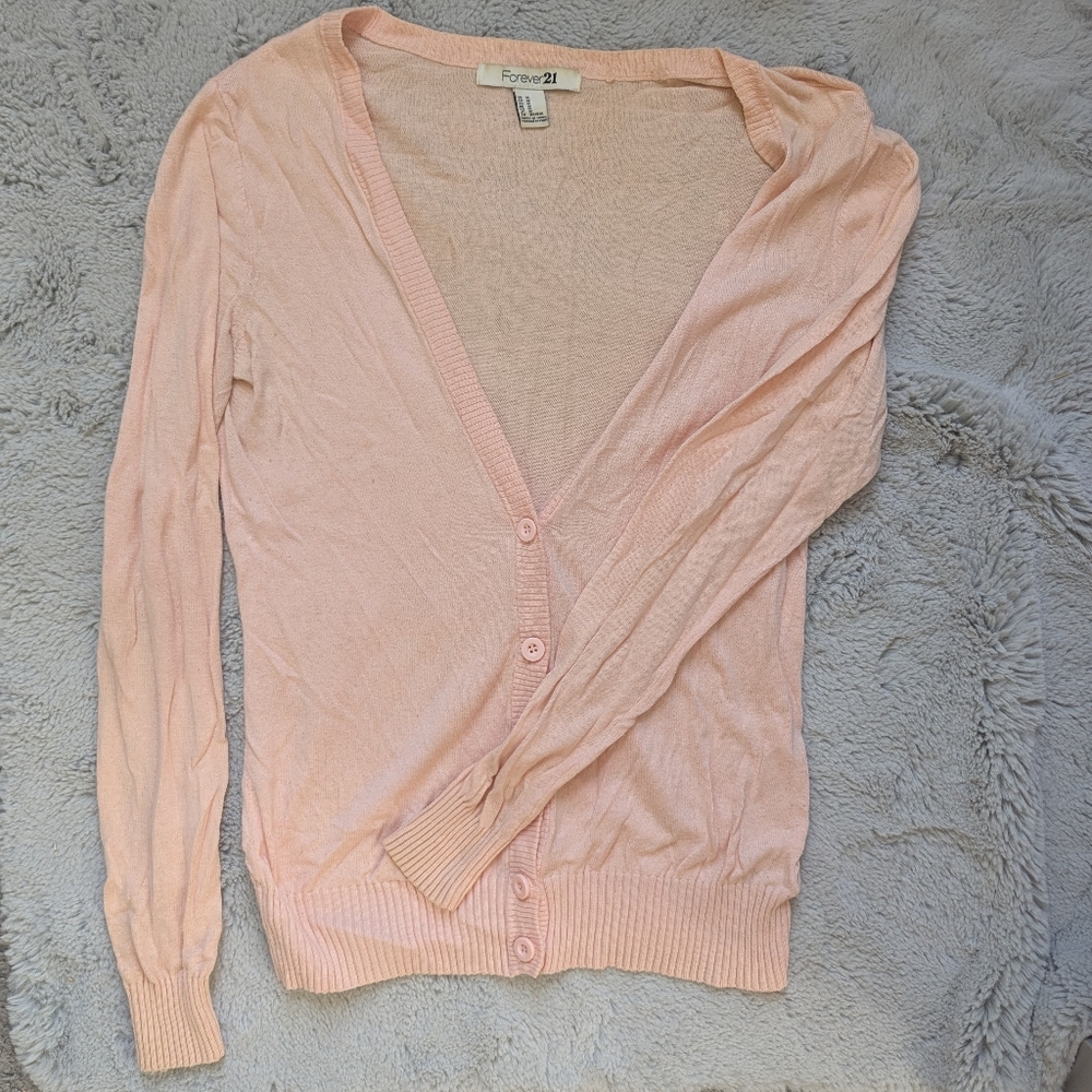 Lightweight Cotton Cardigan | Size Medium